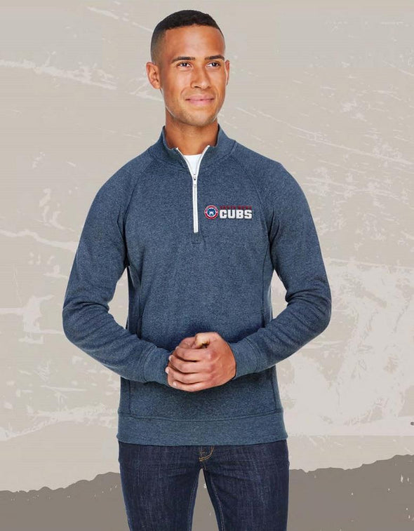 South Bend Cubs Men's Tri-Blend 1/4 Zip