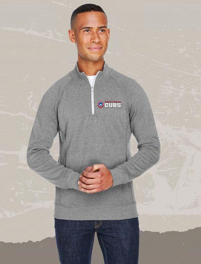 South Bend Cubs Men's Tri-Blend 1/4 Zip