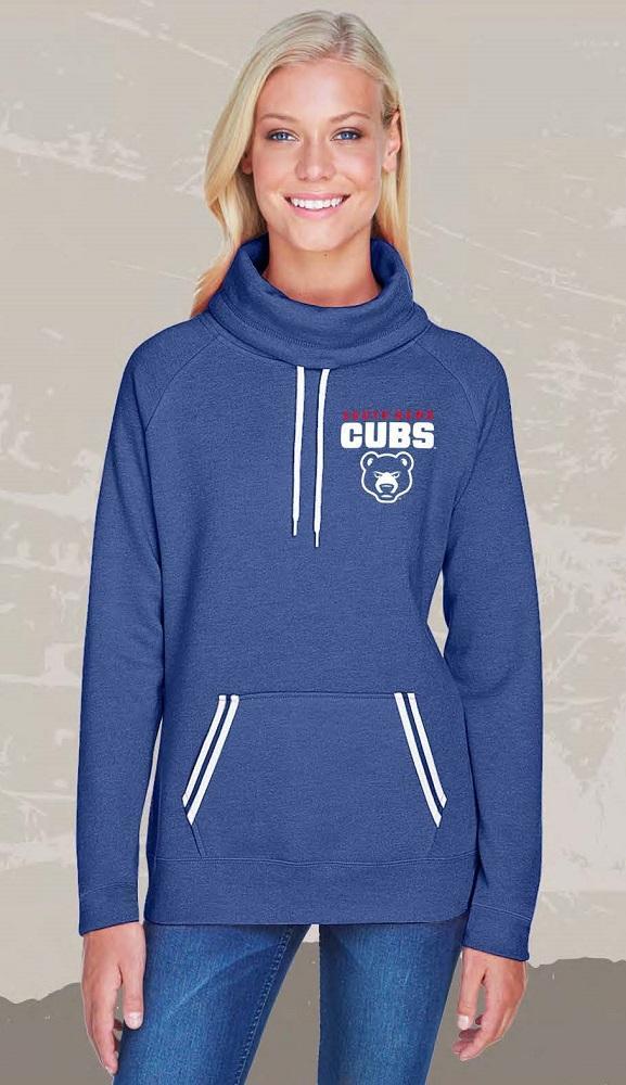 South Bend Cubs Women's Relay Cowel Neck Fleece