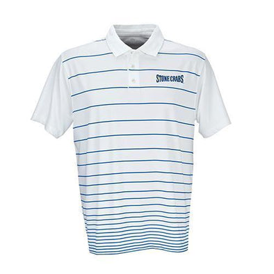 Charlotte Stone Crabs MEN'S POLO-Gradual Stripe