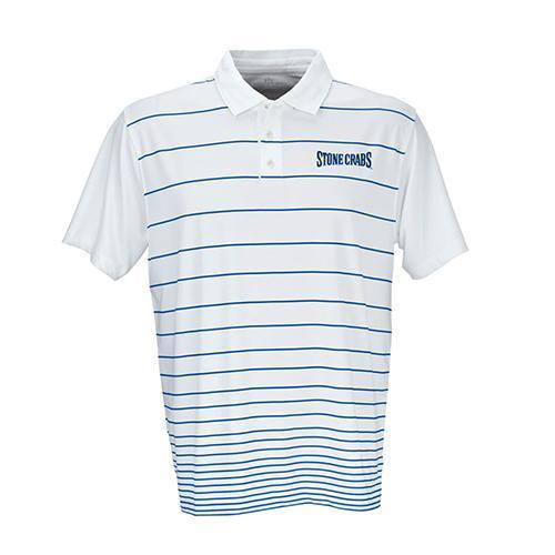 Charlotte Stone Crabs MEN'S POLO-Gradual Stripe