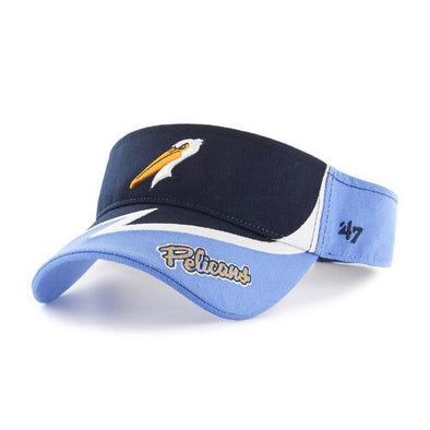 Myrtle Beach Pelicans 47 BRAND SERPENTINE VISOR