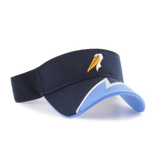 Myrtle Beach Pelicans 47 BRAND SERPENTINE VISOR