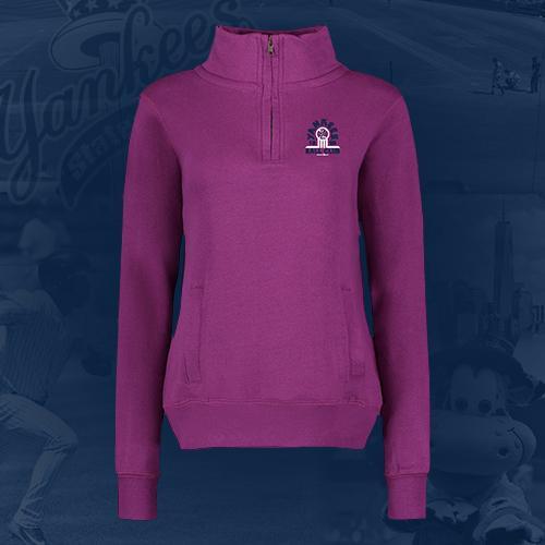 Staten Island Yankees MV Sport 1/4 Zip Purple Pullover