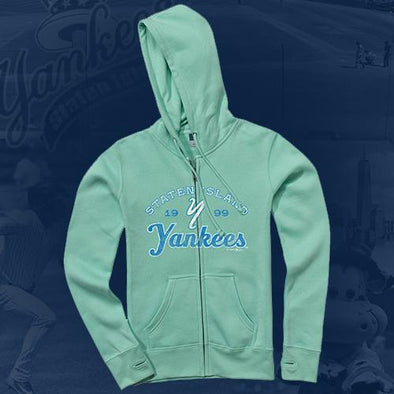 Staten Island Yankees MV Sport Teal Full Zip Hoodie