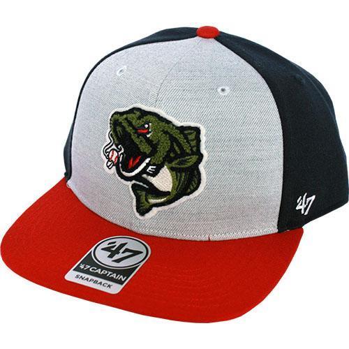 Gwinnett Stripers '47  Navy/Red Bromley Snapback