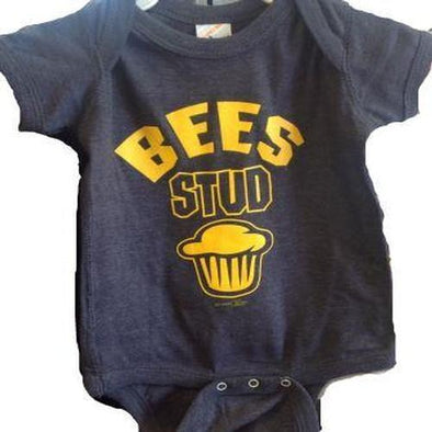 Burlington Bees Bees Stud Muffin Onesie