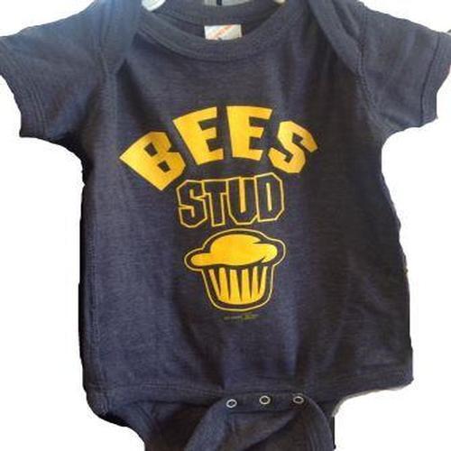 Burlington Bees Bees Stud Muffin Onesie
