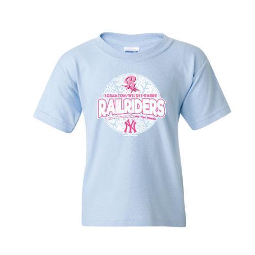 Scranton/Wilkes-Barre RailRiders Bimm Ridder Girls Co-Brand T-Shirt Lt Blue