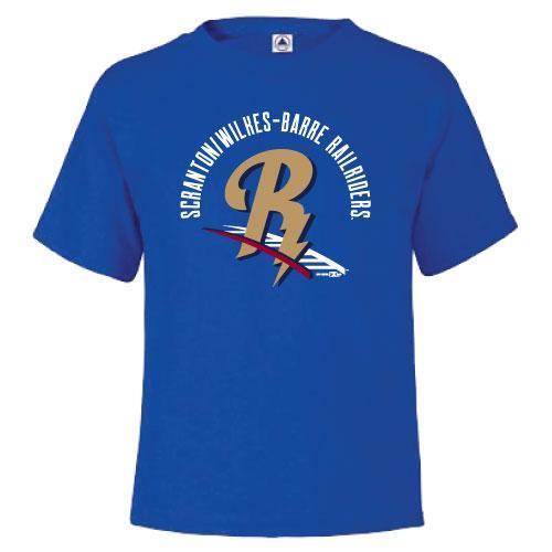 Scranton/Wilkes-Barre RailRiders Bimm Ridder Juvenile Royal Blue T-Shirt