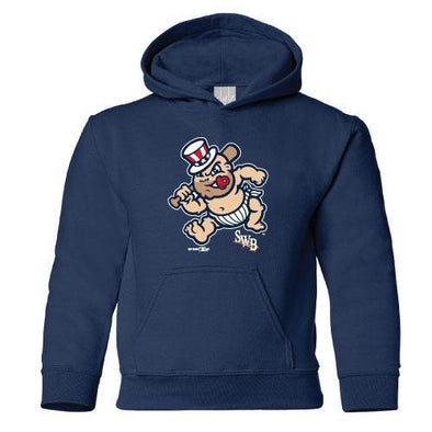 Scranton/Wilkes-Barre RailRiders Youth Baby Bombers Navy Hood
