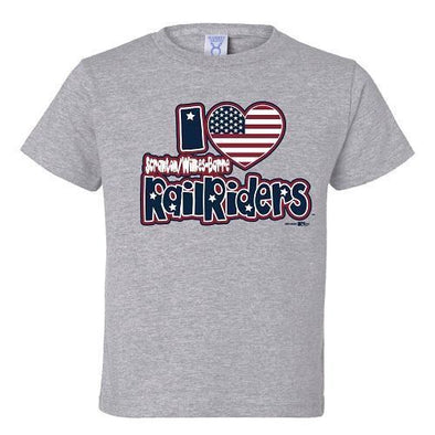 Scranton/Wilkes-Barre RailRiders Bimm Ridder Toddler Patriotic T-Shirt