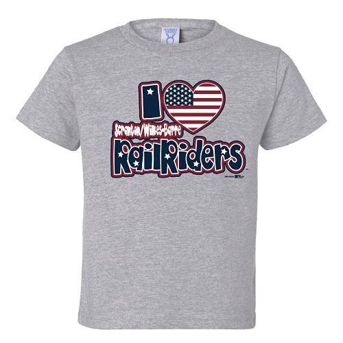 Scranton/Wilkes-Barre RailRiders Bimm Ridder Toddler Patriotic T-Shirt