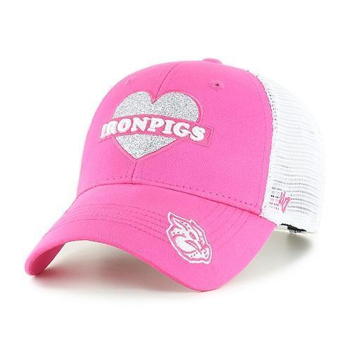 Lehigh Valley IronPigs '47 Girls Magenta Sweetheart Cap