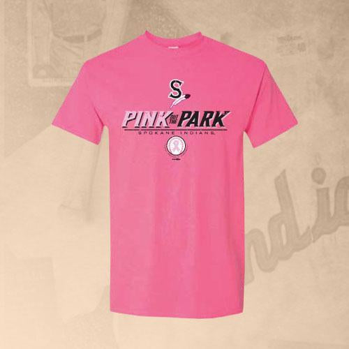 Spokane Indians Safety Pink Tee