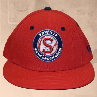Spokane Indians Fitted Red Low Crown Cap