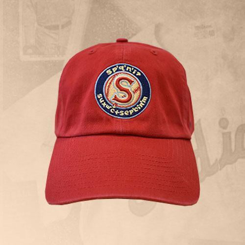 Spokane Indians Salish Logo Red Adj Cap
