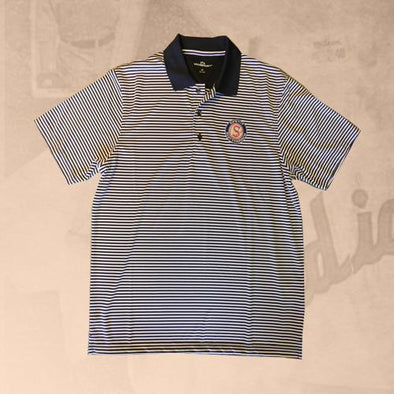 Spokane Indians Salish Logo Navy w/White Polo