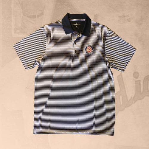 Spokane Indians Salish Logo Navy w/White Polo