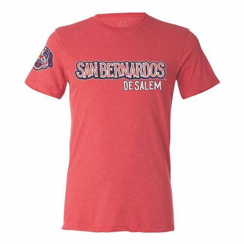 San Bernardos de Salem Wordmark Logo Tee