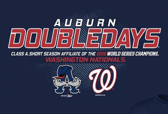 2019 World Series Long Sleeve T-Shirt - Doubledays/National Logo