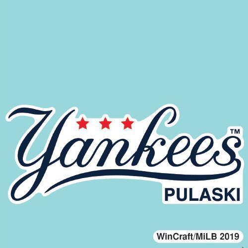 Pulaski Yankees Car Decal - Script Logo