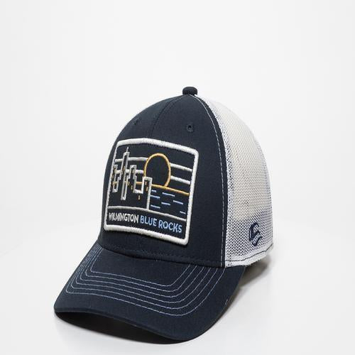 Wilmington Blue Rocks Shire Navy/White Mesh Back Cap