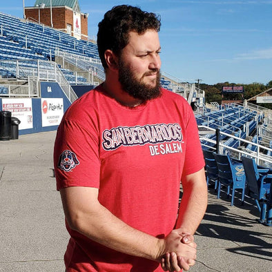 San Bernardos de Salem Wordmark Logo Tee
