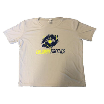 Columbia Fireflies Youth Silver Underground Dri-Fit Tee