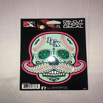 Sugar Skull Die-Cut Window Decal