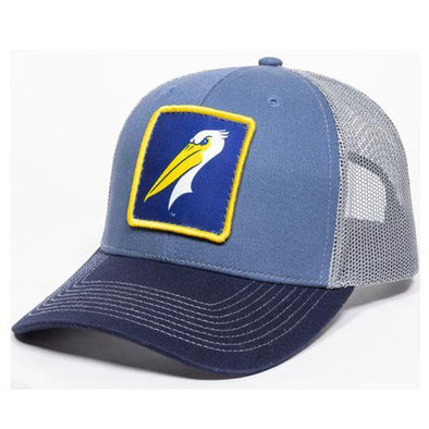 MYRTLE BEACH PELICANS OUTDOOR CAP SLATE BLUE ALTERNATE PATCH CAP