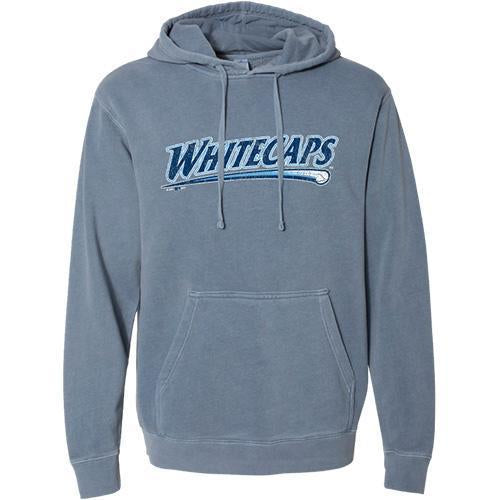 West Michigan Whitecaps Slate Blue Pigment-Dyed Hooded Sweatshirt
