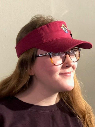RoughRiders Smiling Teddy Scorched Red Visor