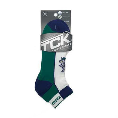 Hartford Yard Goats Ankle Socks Green/White/Blue