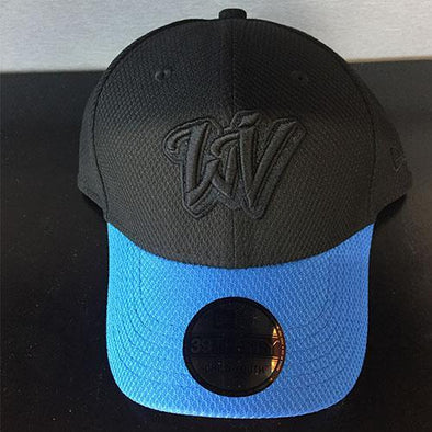 West Virginia Black Bears Youth Blue and Black WV Hat