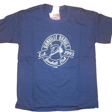 Danville Braves Youth DB Harrity Tee Shirt - Navy