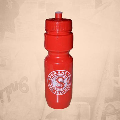 Spokane Indians Red Sports Water Bottle