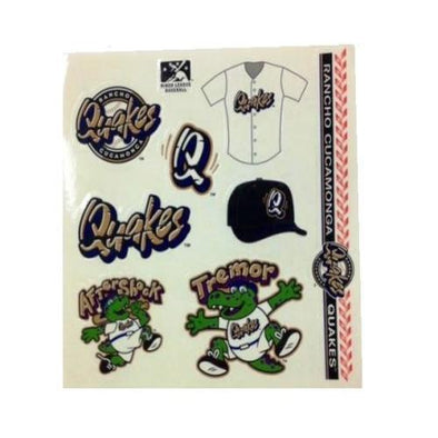 Rancho Cucamonga Quakes Sticker Sheet