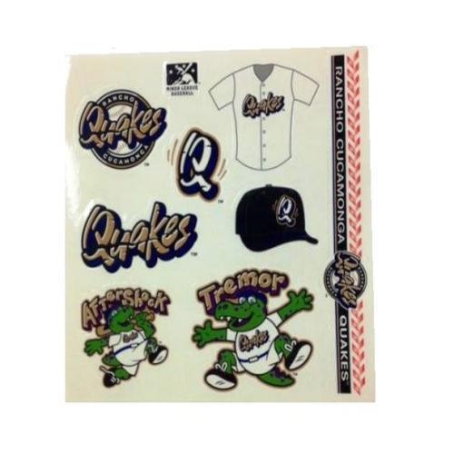 Rancho Cucamonga Quakes Sticker Sheet