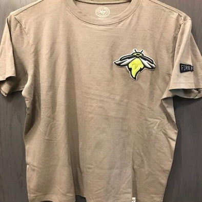 Columbia Fireflies Adult Grey Rundown Fieldhouse Tee