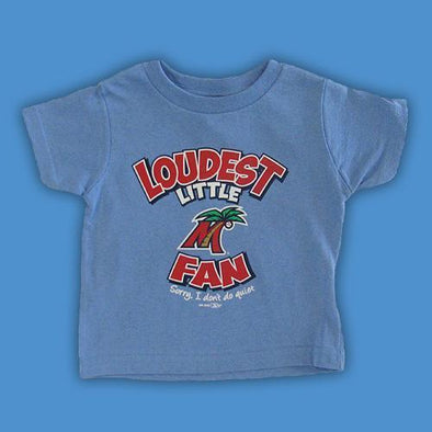 Fort Myers Miracle Toddler LT Blue  Loudest Fan Tee