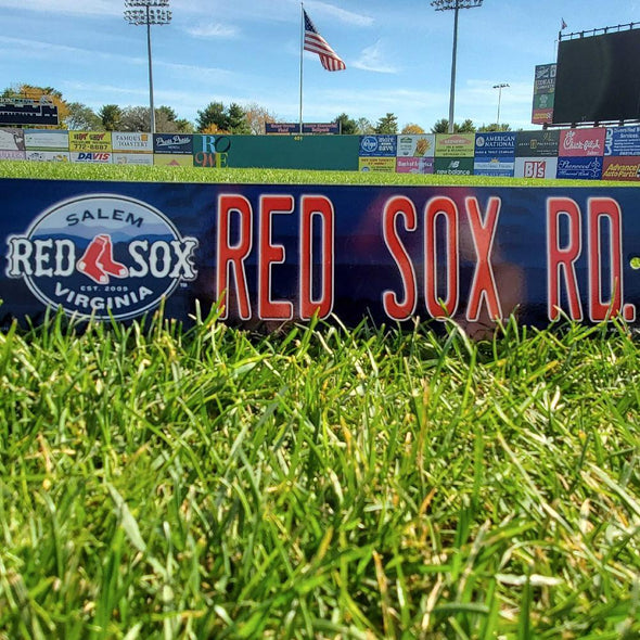Salem Red Sox Street Sign