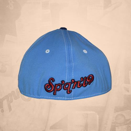 Spokane Indians Stretch Logo Light Blue Cap