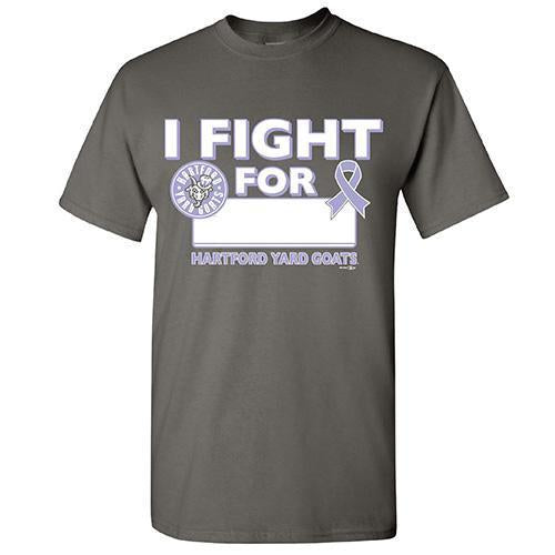 Hartford Yard Goats Strike Out Cancer T-Shirt