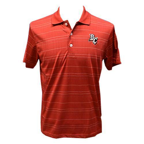 Lakewood BlueClaws Striped Red Polo