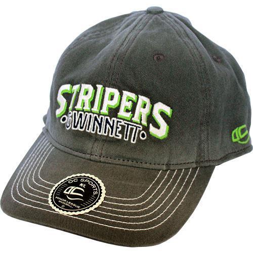 Gwinnett Stripers OC Sports Grey Solo Cap