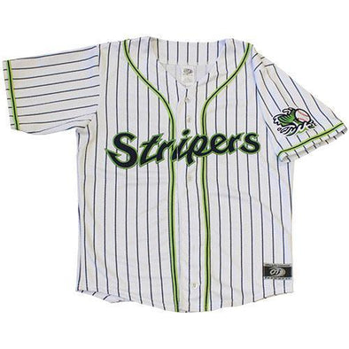 STRIPERS HOME WHITE REPLICA JERSEY