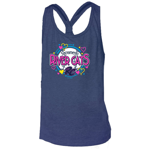 STURDY GIRLS YOUTH TANK, SACRAMENTO RIVER CATS