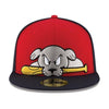 Portland Sea Dogs Official On-Field Sunday Players Hat Sluggers Face Design