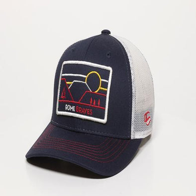 Rome Braves Sunset Trucker Cap